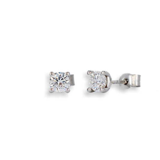 Platinum Diamond Stud Earrings